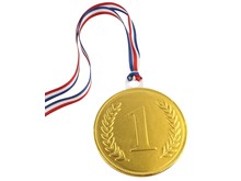 75mm chocolate medal