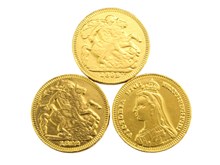 Gold Sovereign chocolate coin