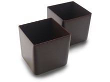 dark chocolate cubes