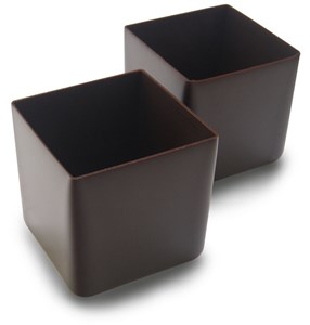Dark chocolate dessert cubes - Bulk case of 40