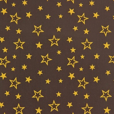 Gold stars chocolate transfer sheet